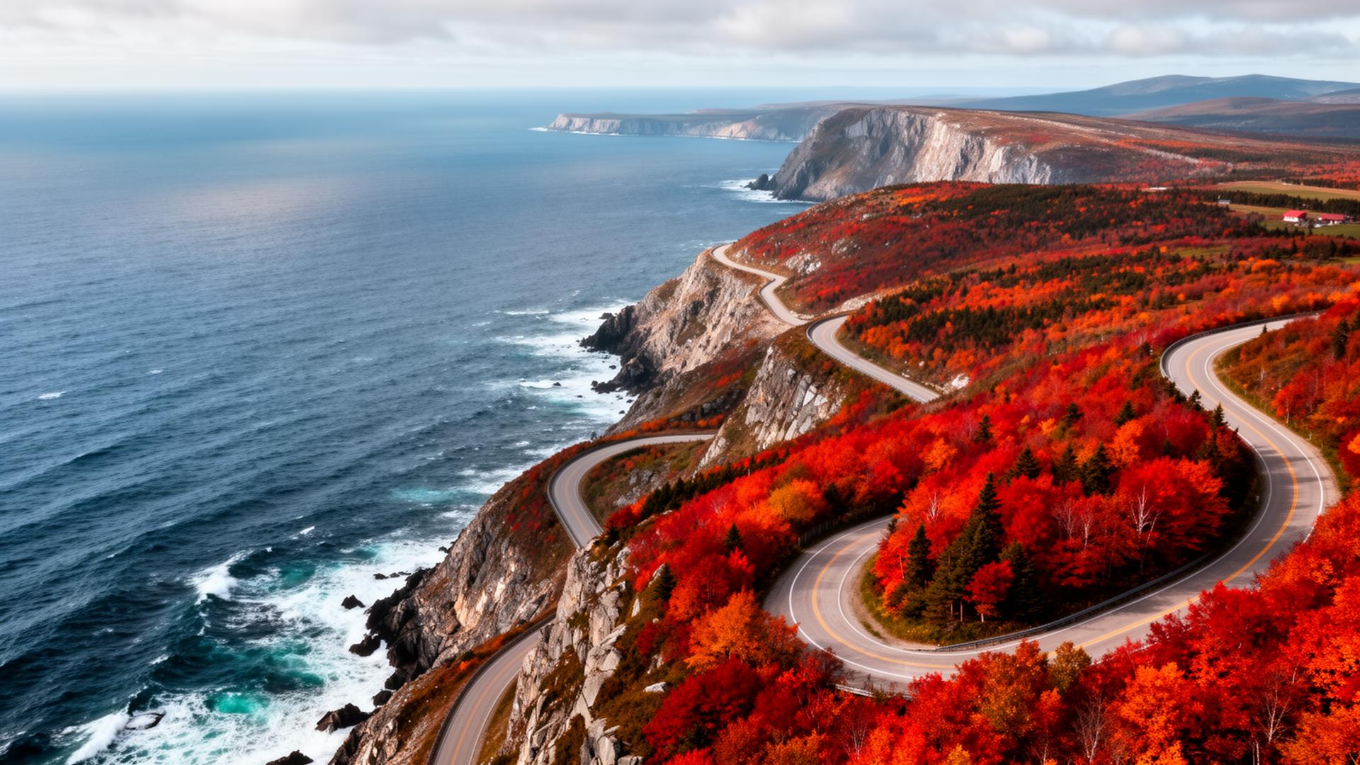 Cabot Trail Cape Breton coastline